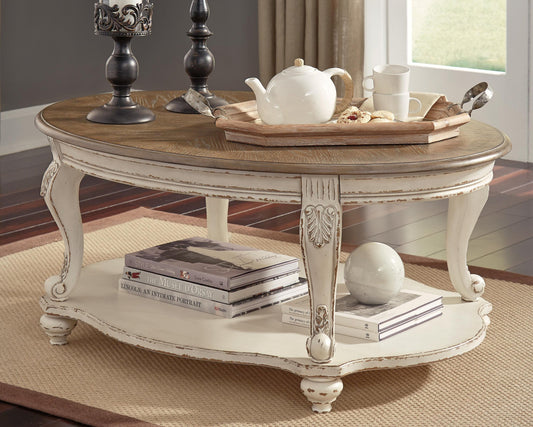 Ashley Express - Realyn Oval Cocktail Table