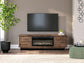 Zadilyn 72" TV Stand with Electric Fireplace