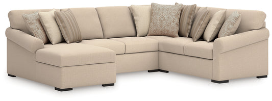 LadyMae 4-Piece Sectional with Chaise