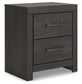 Hollivern Twin Panel Bed with Storage with Mirrored Dresser, Chest and Nightstand