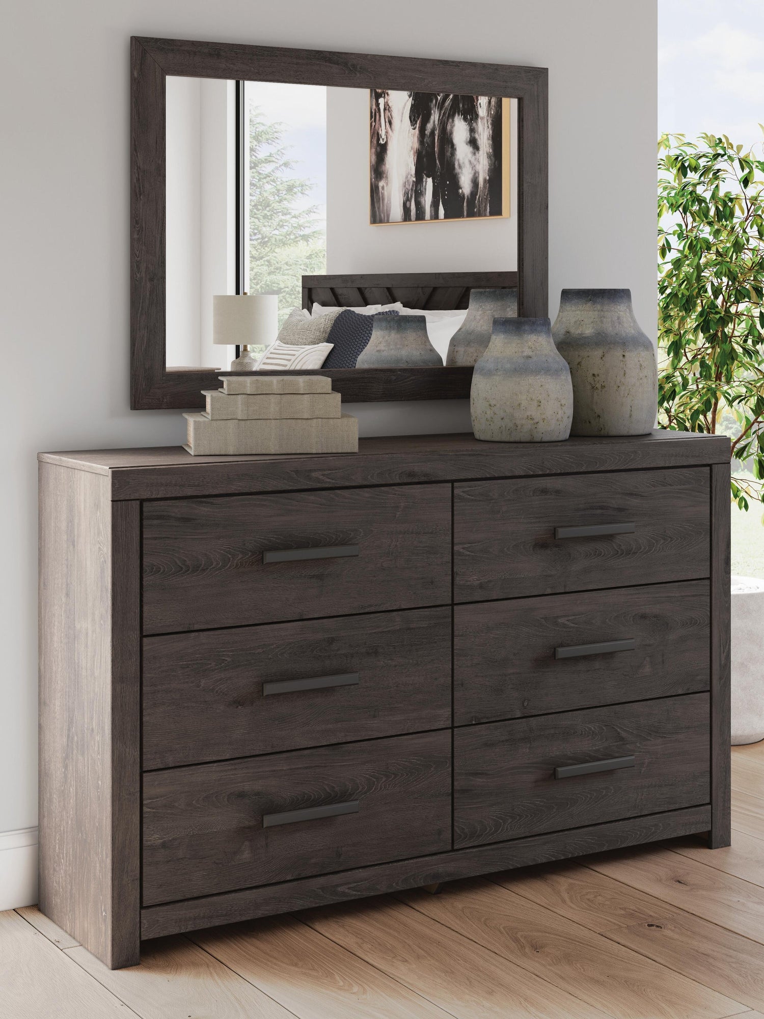 Bedroom > Dresser & Mirror