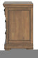 Feddinger King Storage Sleigh Bed with Mirrored Dresser, Chest and Nightstand
