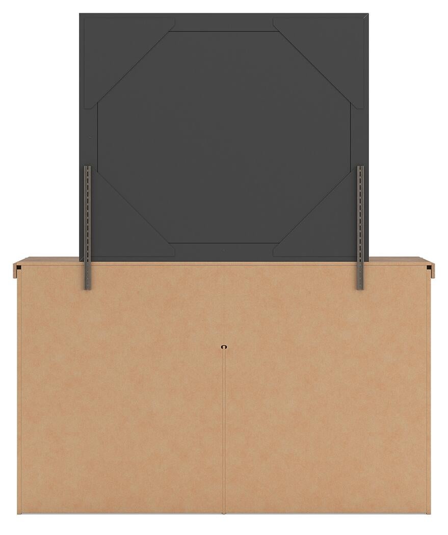 Savonport King Panel Storage Bed, Dresser, Mirror, Chest and Nightstand