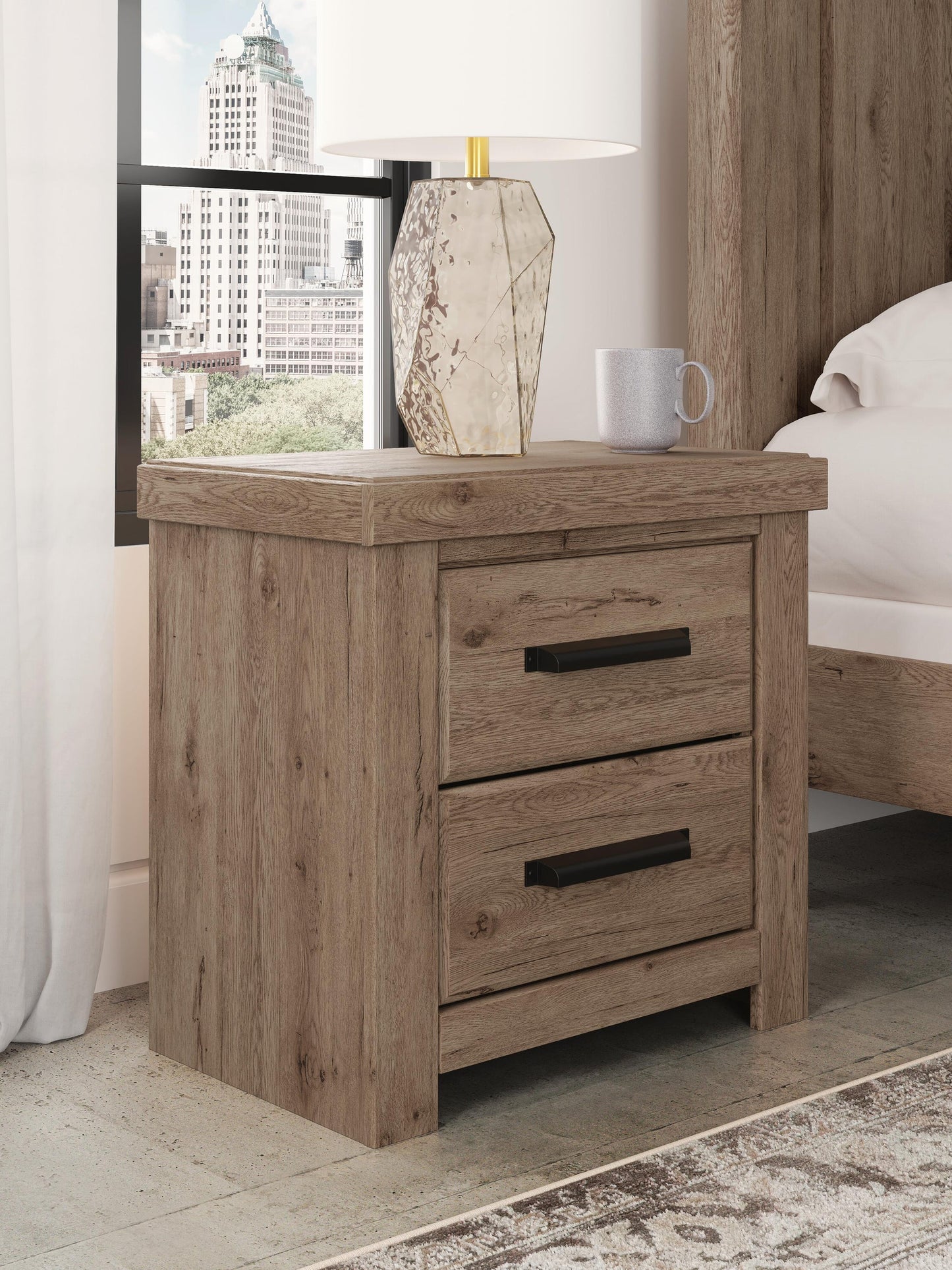 Ashley Express - Oliandon Two Drawer Night Stand