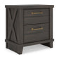 Ashley Express - Vonitta Bay Two Drawer Night Stand