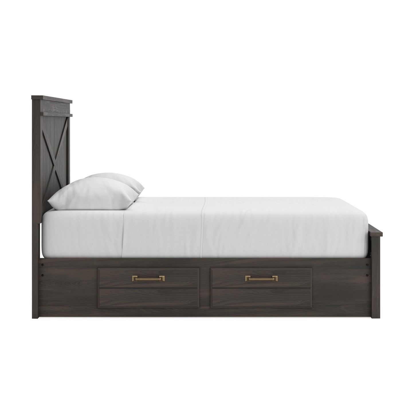 Ashley Express - Vonitta Bay Queen Panel Bed with 2 Sided Storage
