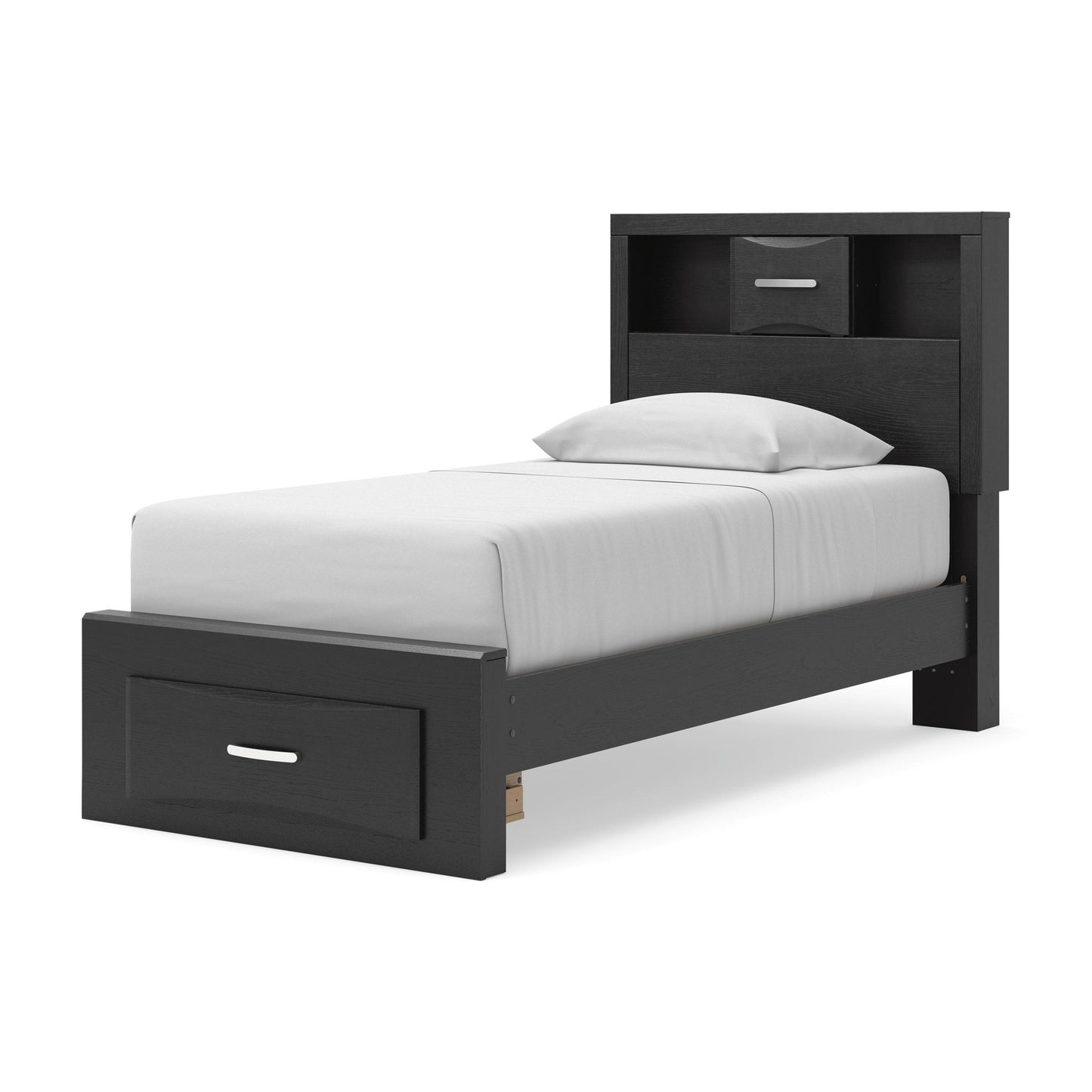 Stabotta Twin Bookcase Storage Bed
